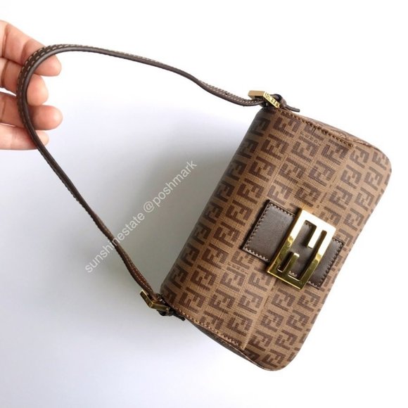 Fendi Brown Small Shoulder Bag - Picture 1 of 4